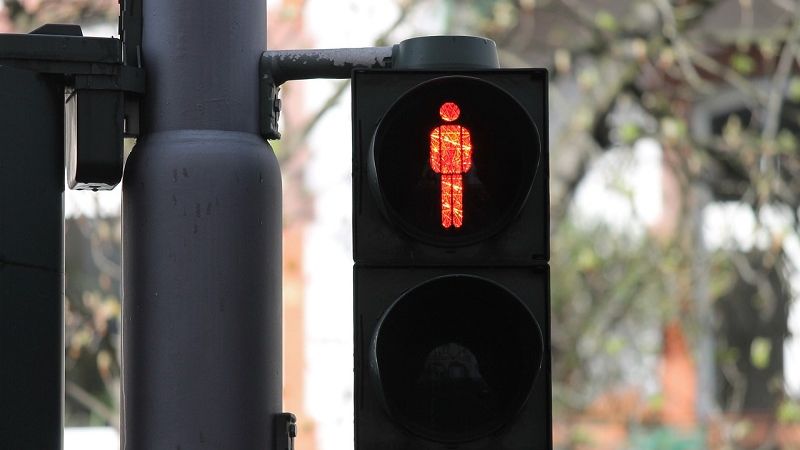 przejście dla pieszych sygnalizator