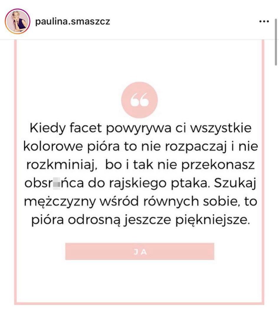 Paulina Smaszcz-Kurzajewska gorzko wspomina związek z poprzednim partnerem