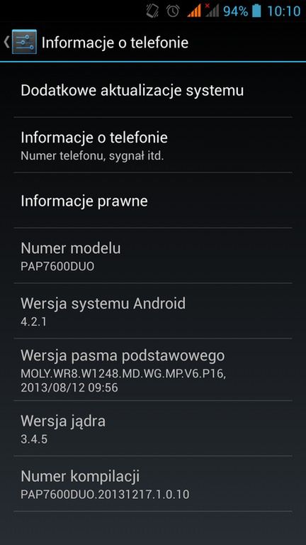 Prestigio MultiPhone PAP7600 DUO - dual SIM-owy olbrzym za mniej niż 1000 zł - test 24