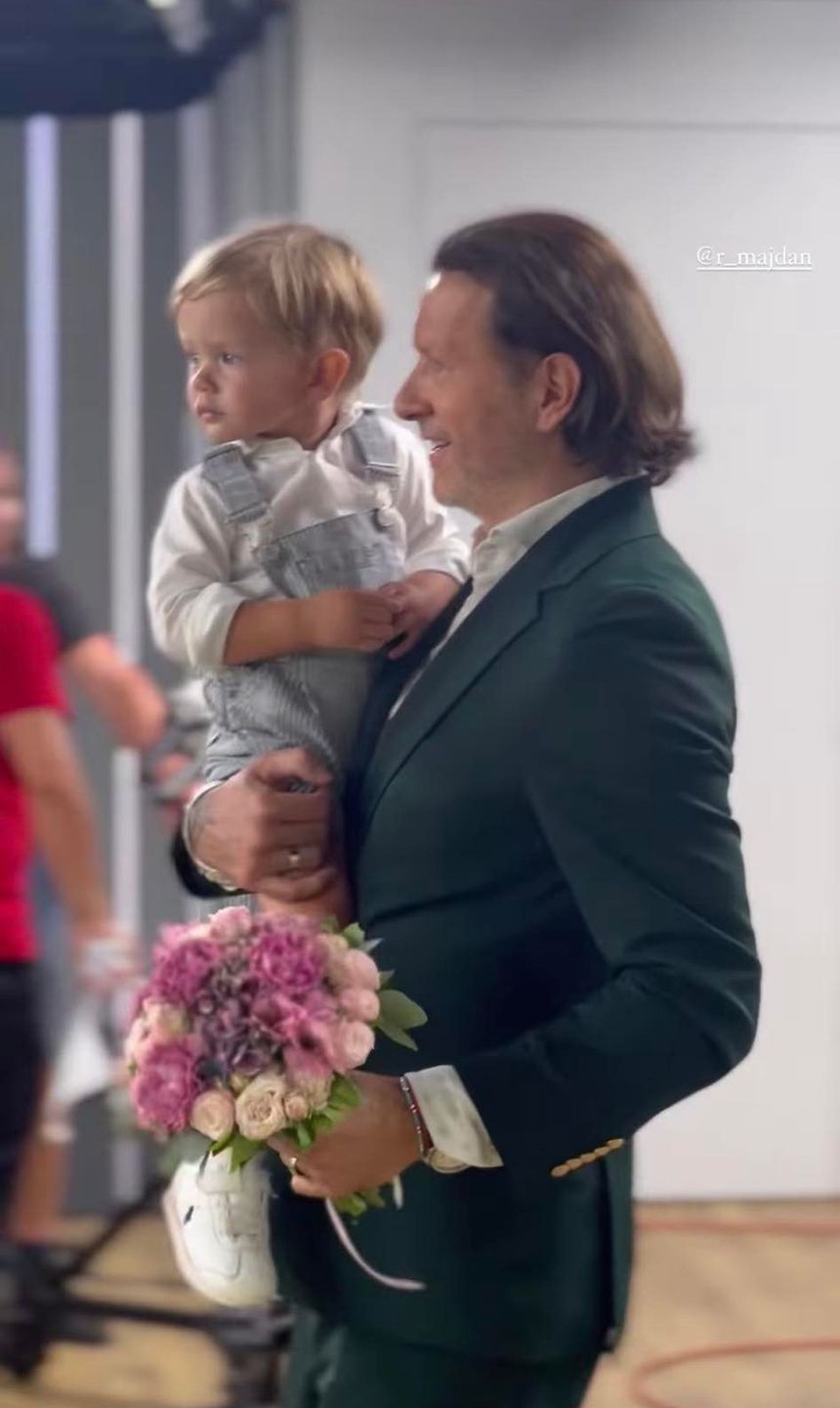 Rodzina Małgorzaty Rozenek na planie "Dzień Dobry TVN"