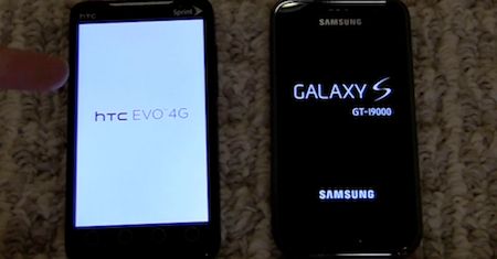 Samsung Galaxy S czy HTC EVO 4G - krótkie porównanie szybkości [wideo]