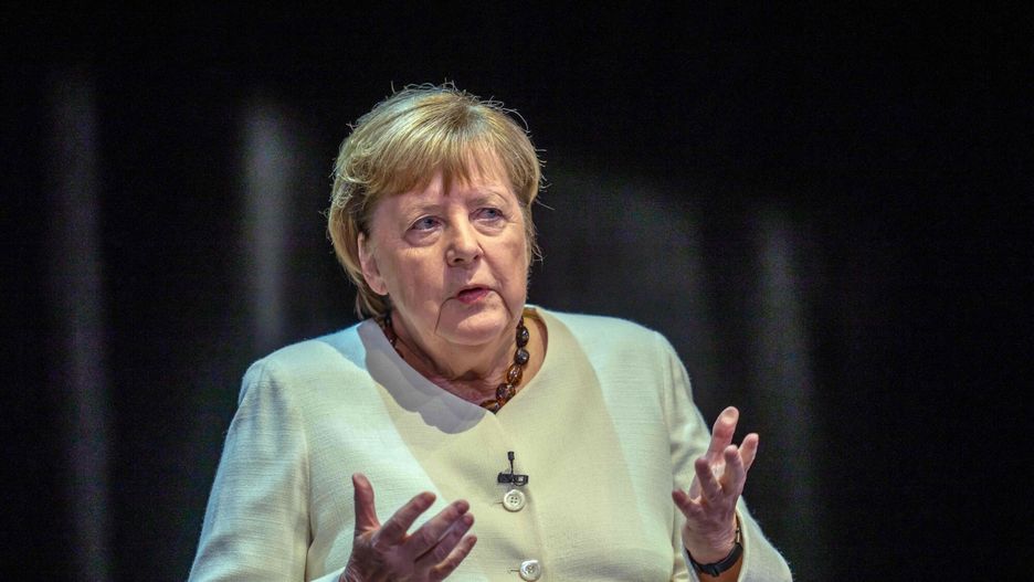 Temporary
German former Chancellor Angela Merkel speaks during the presentation of Merkel's book "Freedom: Memories 1954 - 2021" ("Freiheit") on stage at the Deutsches Theater in Berlin, Germany on November 26, 2024. Germany's former chancellor Angela Merkel gives a spirited defence of her 16 years at the helm of Europe's top economy in her memoir "Freedom", released in 30 languages on November 26, 2024. Since she stepped down in 2021, Merkel has been accused of having been too soft on Russia, leaving Germany dangerously reliant on cheap Russian gas and sparking turmoil and the rise of the far right with her open-door migrant policy. (Photo by Michael Kappeler / POOL / AFP)
MICHAEL KAPPELER