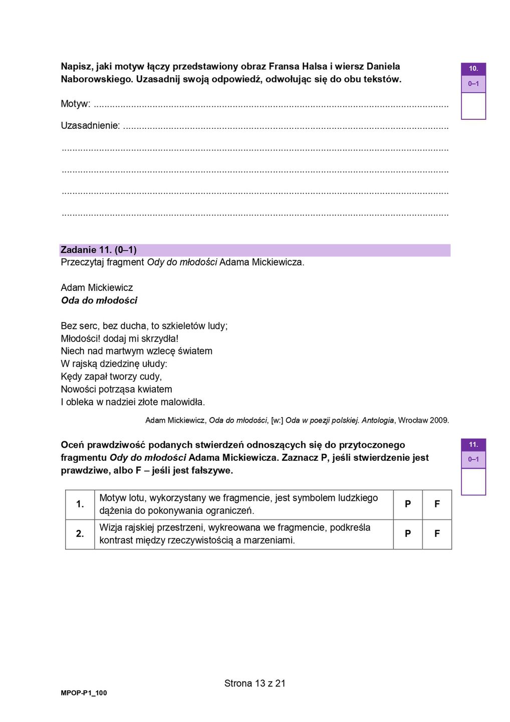 Matura 2023 z języka polskiego. CKE opublikowała arkusze egzaminacyjne