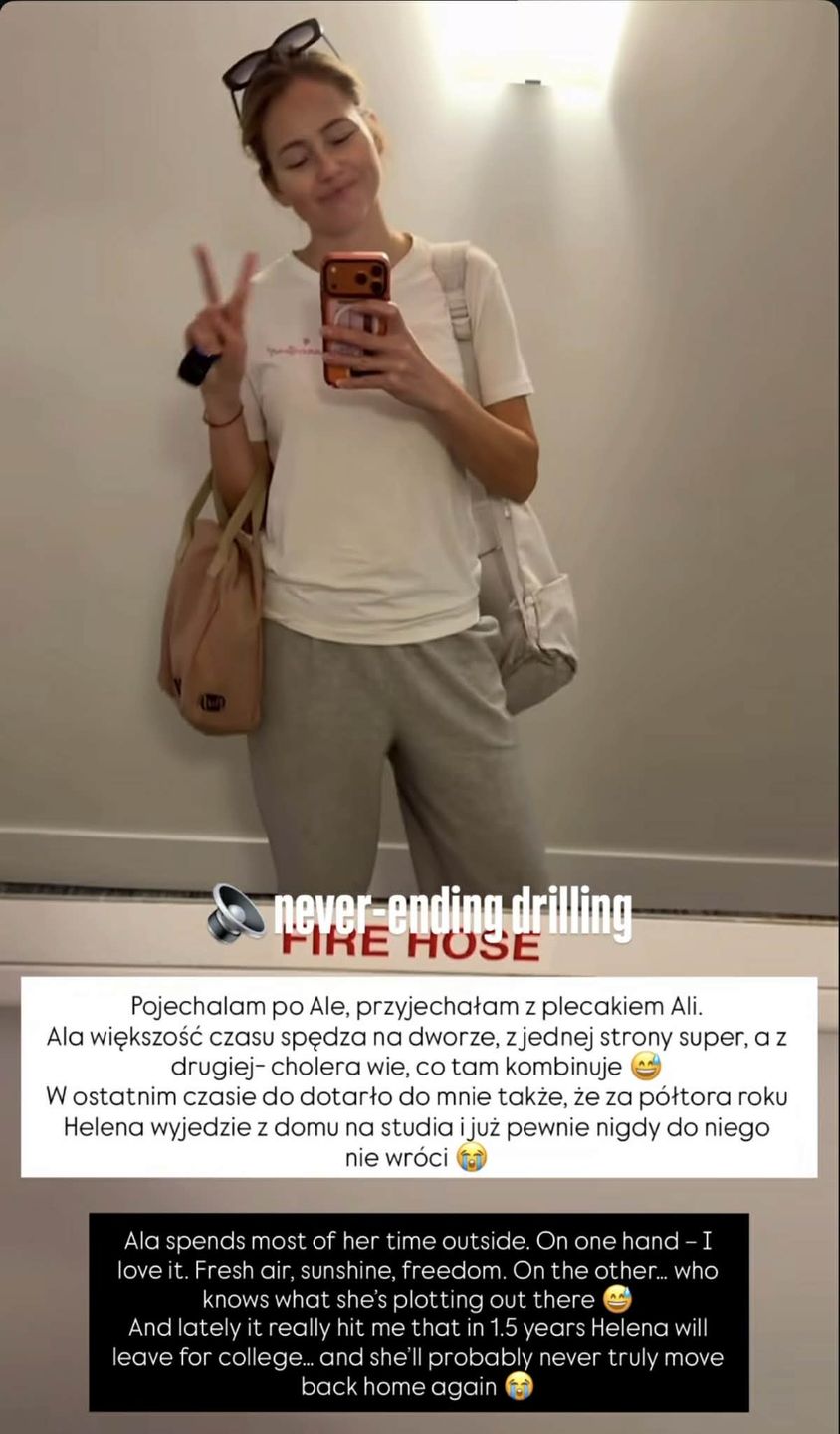 Agata Rubik wspomniała o wyprowadzce starszej córki 