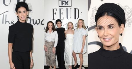 61-letnia Demi Moore w mrocznym wydaniu bryluje na projekcji nowego serialu ze swoim udziałem (ZDJĘCIA)