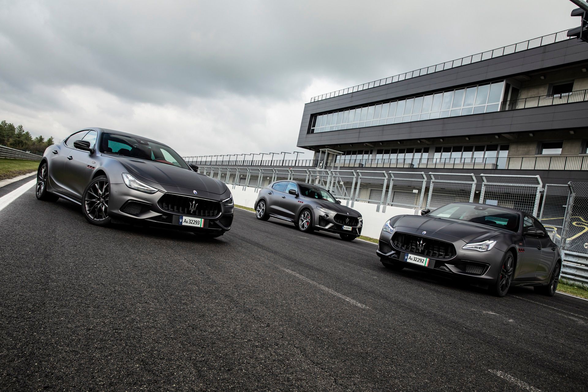 Maserati Ghibli Trofeo, Quattroporte Trofeo i Levante Trofeo (2020) (fot. Maserati)