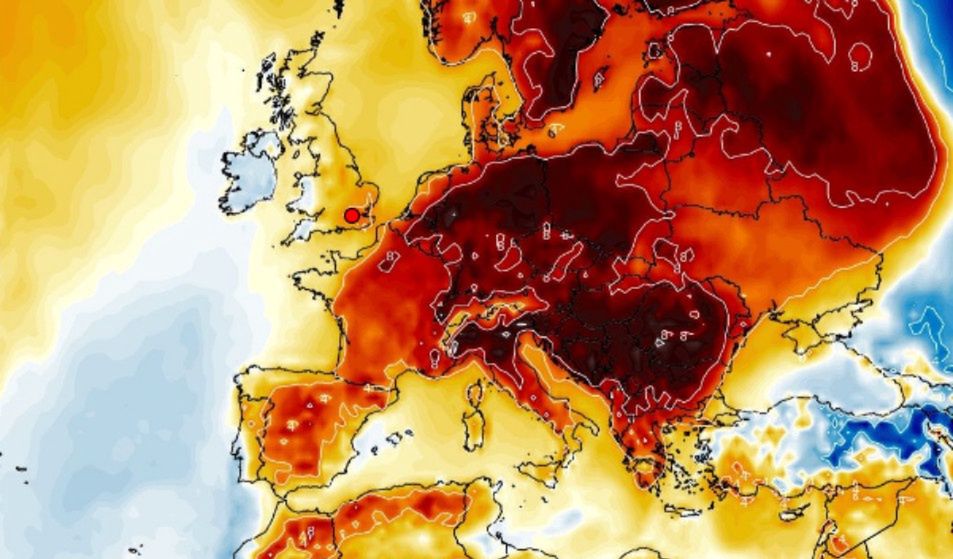 Pogoda jak wczesnym latem. Wysokie temperatury (Wxcharts)