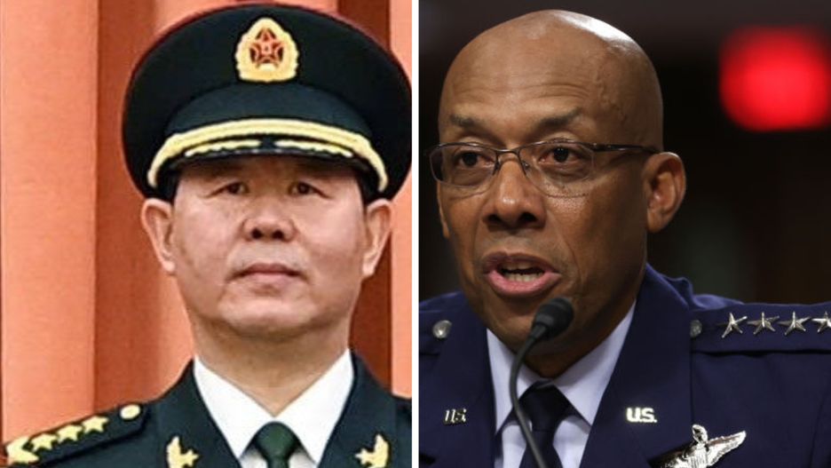 Gen. Liu Zhenli i gen. Charles Q. Brown 