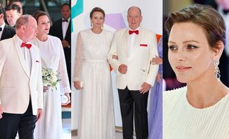 Księżna Charlene na balu charytatywnym w Monako. "Najsmutniejsza księżniczka świata" zdobyła się na LEKKI UŚMIECH (ZDJĘCIA)