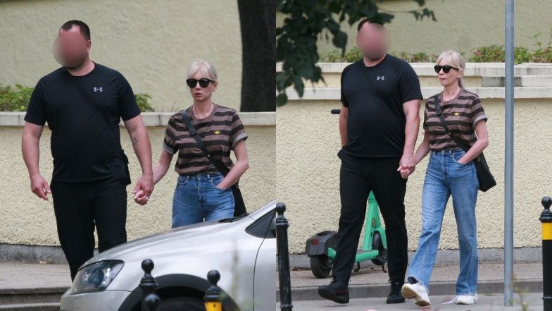 Ewa Gawryluk przyłapana z nowym partnerem