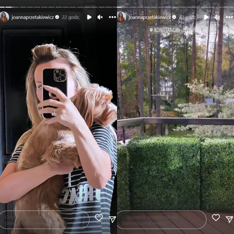 Joanna Przetakiewicz pokazuje wnętrza i ogród posiadłości w Konstancinie