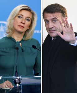 Rosja poirytowana Macronem. Kpiarski komentarz Zacharowej
