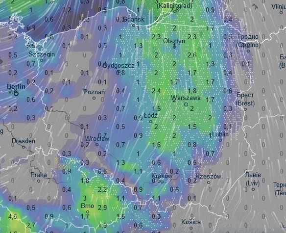 Pogoda w czwartek. Opady w całym kraju