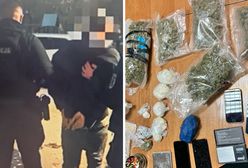 Policja zatrzymała sześć osób. Zabezpieczono broń i narkotyki