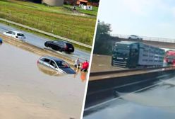 Autostrada A2 zalana w Niemczech. Świadek pokazał, co tam się działo
