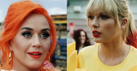 Taylor Swift i Katy Perry GODZĄ się w nowym teledysku! W przebraniu burgera i frytek