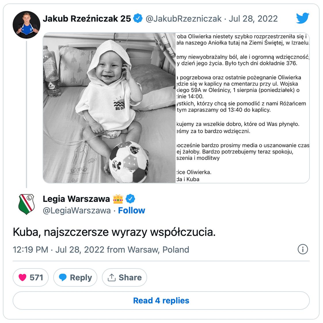 Świat sportu składa kondolencje Jakubowi Rzeźniczakowi i Magdalenie Stępień