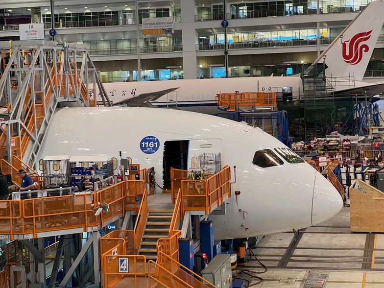 Linię montażową w Charleston obecnie opuszczają cztery Boeingi 787 Dreamliner miesięcznie