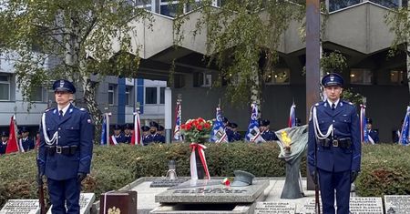Został zamordowany w Katyniu. Policjanta pochowano w Katowicach