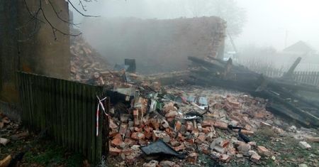 Potężny wybuch gazu. 53-latka wyrzuciło z budynku