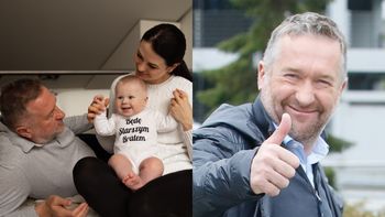 60-letni Rafał Sonik i jego 24 lata młodsza ukochana wkrótce doczekają się KOLEJNEGO DZIECKA. "Bycie tatą to najwspanialsza rola w życiu"