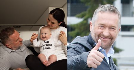 60-letni Rafał Sonik i jego 24 lata młodsza ukochana wkrótce doczekają się KOLEJNEGO DZIECKA. "Bycie tatą to najwspanialsza rola w życiu"