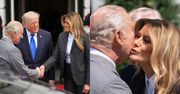 Ekspertka od czytania z ruchu warg wyjawiła, co Melania Trump SZEPNĘŁA królowi Karolowi III do ucha. Miło?