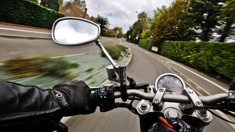 Motocyklista - zdj. ilustracyjne
