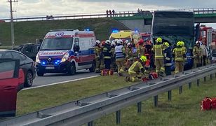 Wypadek autobusu. Burmistrz zwołał sztab kryzysowy
