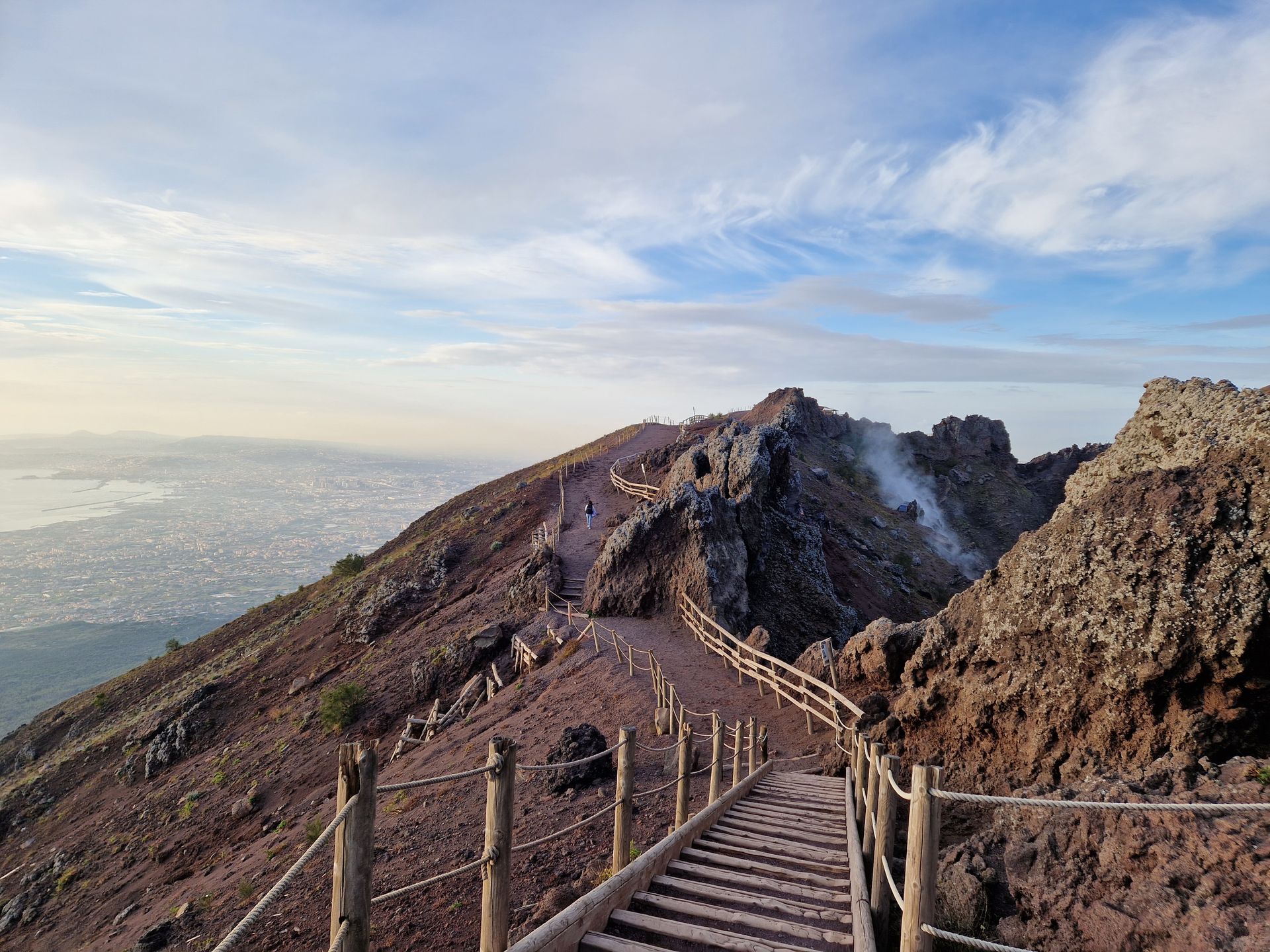 Spacer po Wezuwiuszu