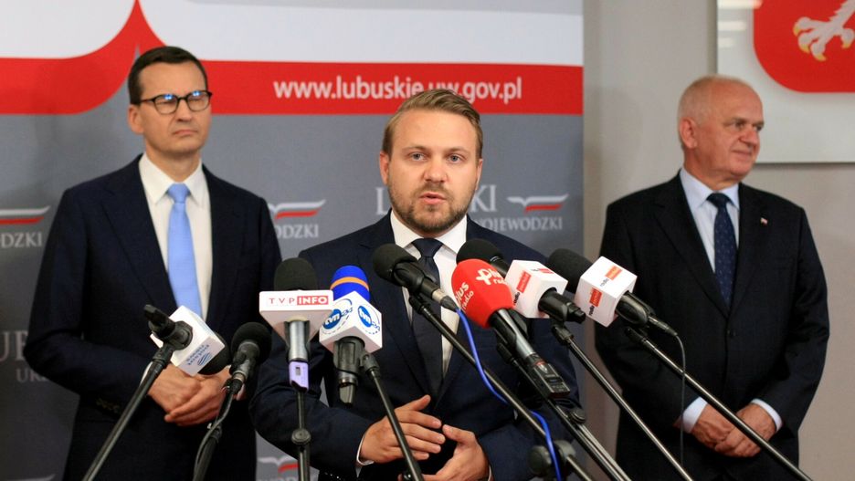 Jacek Ozdoba i Mateusz Morawiecki