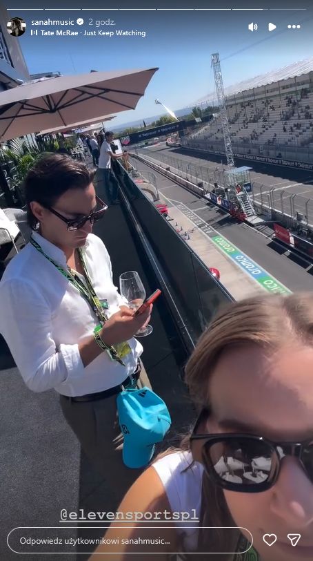 Sanah na Formule 1 w Madrycie