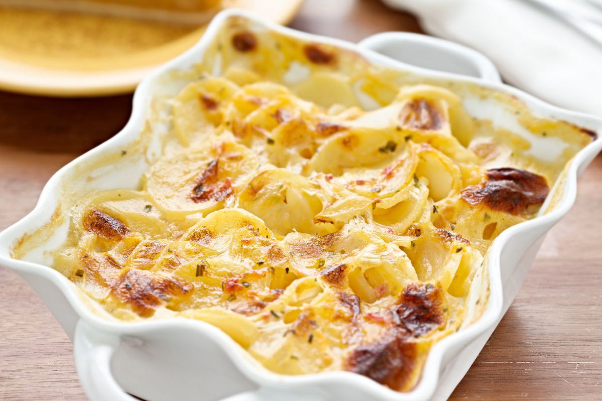 Whip up this quick potato casserole for family delight