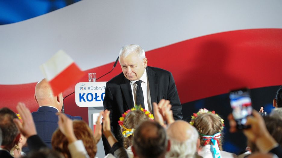 Prezes PiS Jarosław Kaczyński w Kołobrzegu