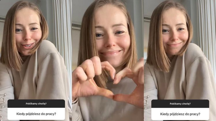 Agata Rubik odpowiada fance, kiedy pójdzie do pracy