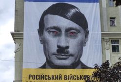 Putin zawisł w Poznaniu. Ogromna grafika na kamienicy