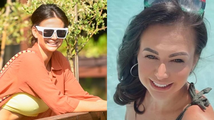 Maja Rutkowski pozuje w kostiumie kąpielowym