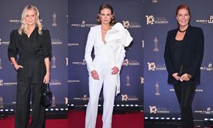 Garstka znanych melduje się na rozdaniu nagród. Małgorzata Kożuchowska i Katarzyna Dowbor w czerni, Julia Pietrucha w bieli (ZDJĘCIA)