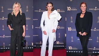 Garstka znanych melduje się na rozdaniu nagród. Małgorzata Kożuchowska i Katarzyna Dowbor w czerni, Julia Pietrucha w bieli (ZDJĘCIA)
