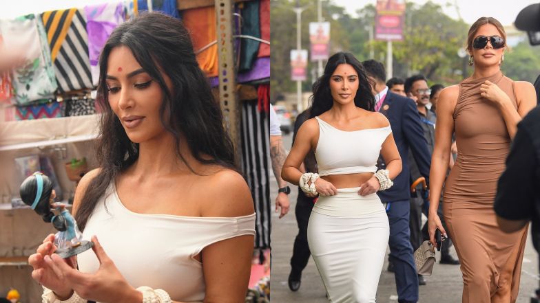 Kim i Khloe Kardashian wystroiły się na targ