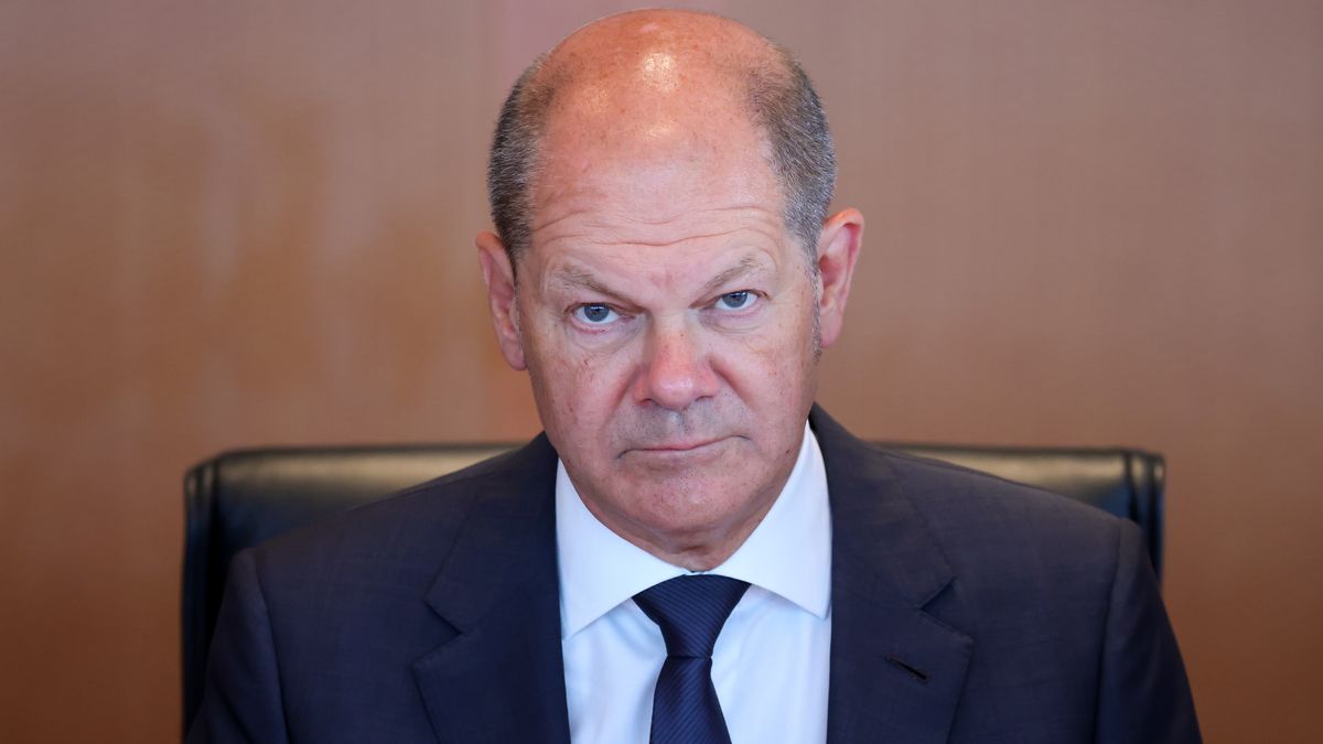 Kanclerz Niemiec Olaf Scholz. Inflacja w tym kraju wyhamowała, ale utrzymuje się na wysokim poziomie