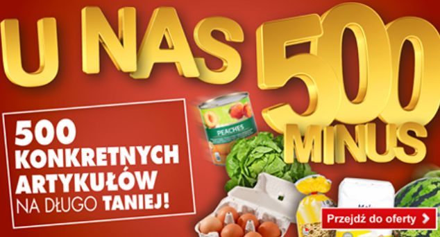 Kaufland reklamuje promocję cenową „500 minus” (wideo)
