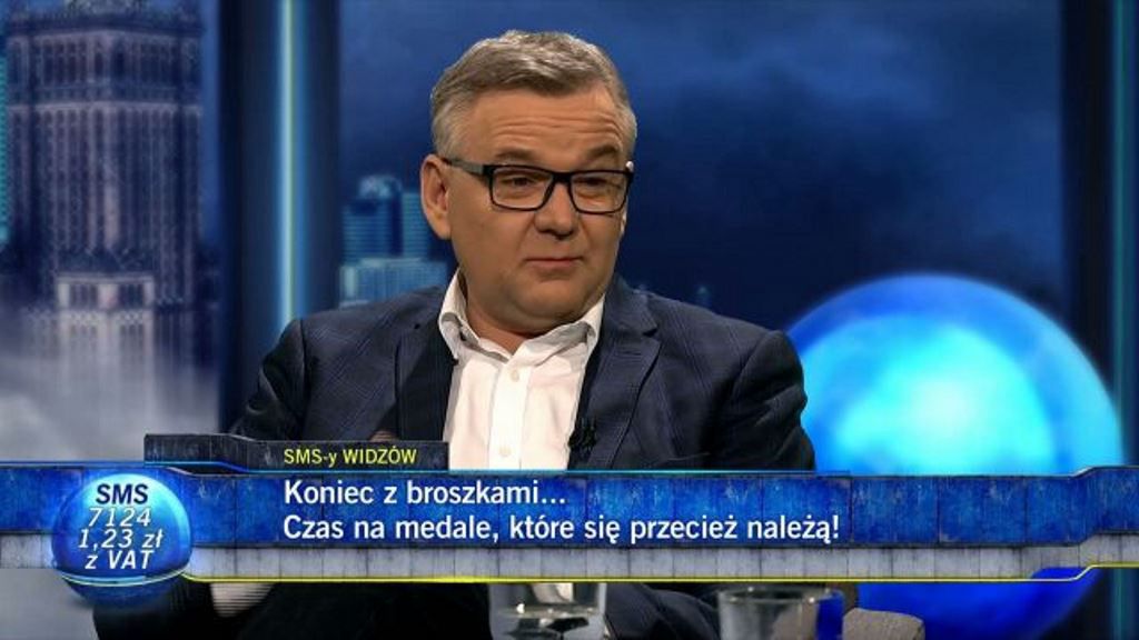 Artur Andrus ze spokojem wysłuchał mocnej opinii pani Janiny