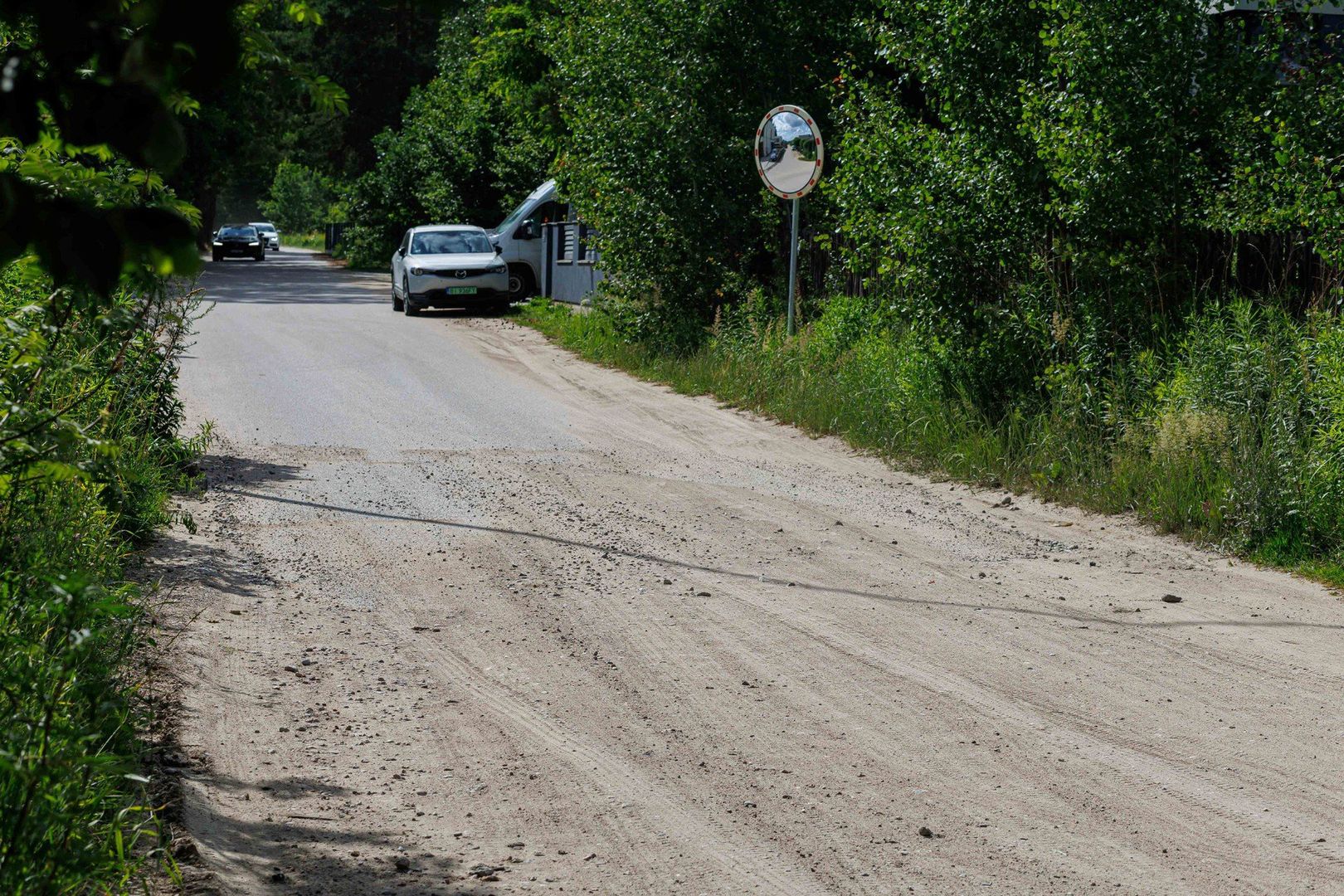 Ulica Leszczynowa w Grabówce