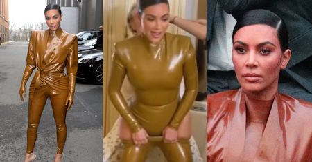 Stękająca Kim Kardashian poświęca się dla mody na paryskim fashion weeku: "Jeśli będziesz musiała SIKAĆ... Ja wstrzymam"