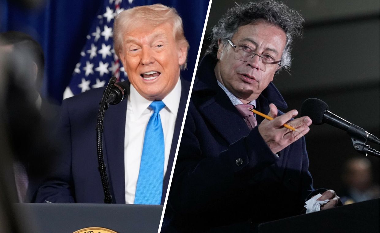 wiadomości,aktualności,WP Wiadomości Trump podczas konferencji. Tak zwrócił się do prezydenta Kolumbii