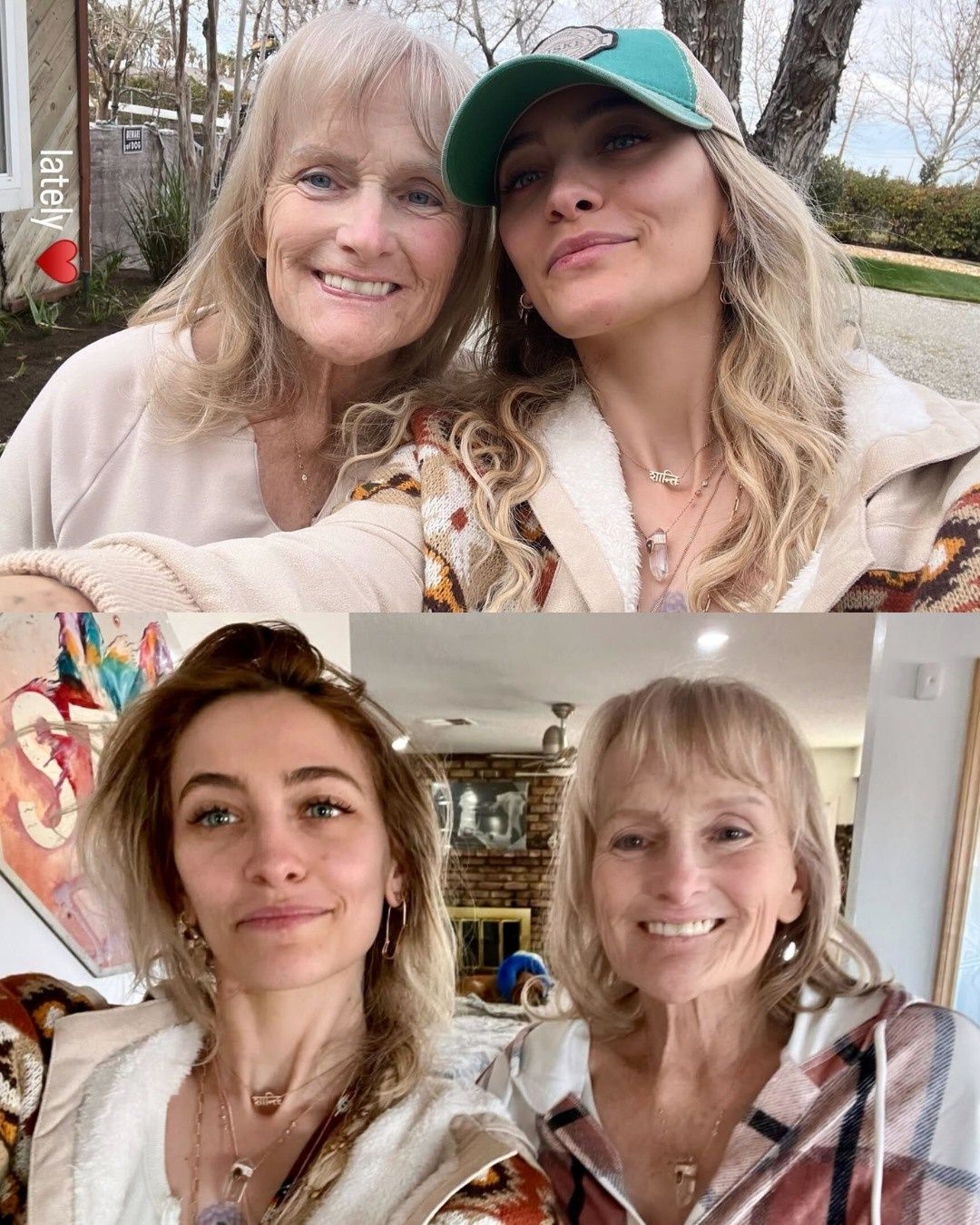 Debbie Rowe i Paris Jackson

