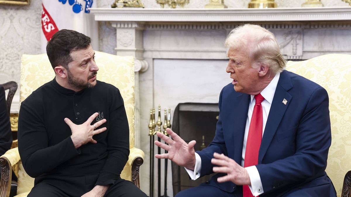 US President Donald Trump welcomes Ukrainian President Volodymyr Zelensky to the White House
JIM LO SCALZO / POOL
meeting, usa, ukraine, president, presidents, white house