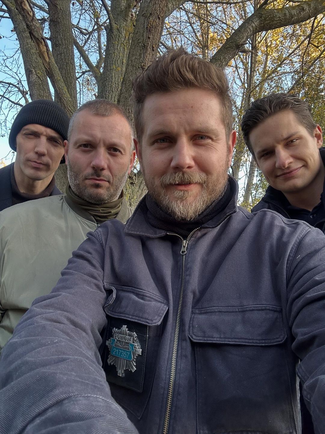 Antek Królikowski na planie "Uroczyska"