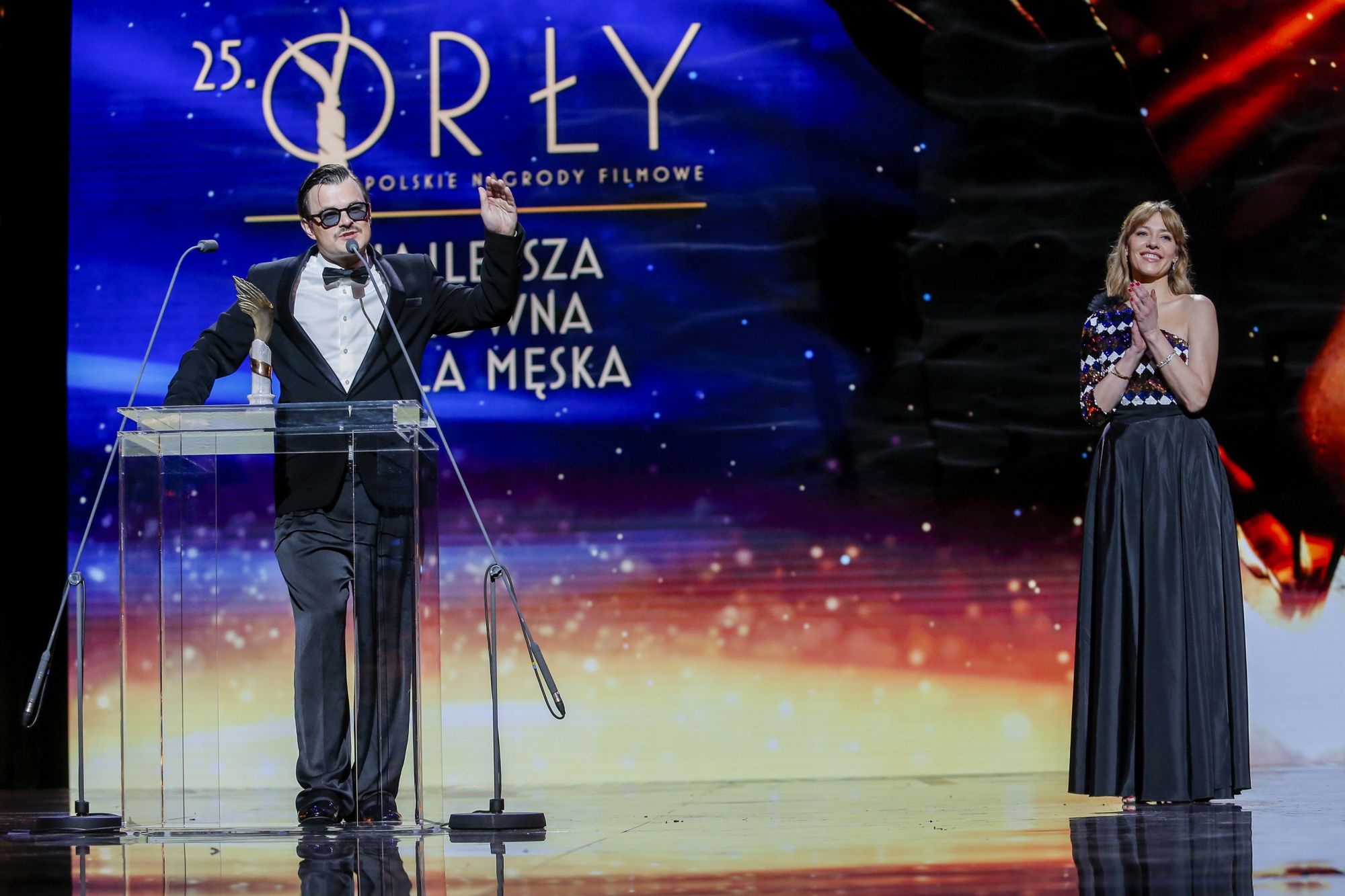 Emocjonalna przemowa Dawida Ogrodnika podczas rozdania Orłów